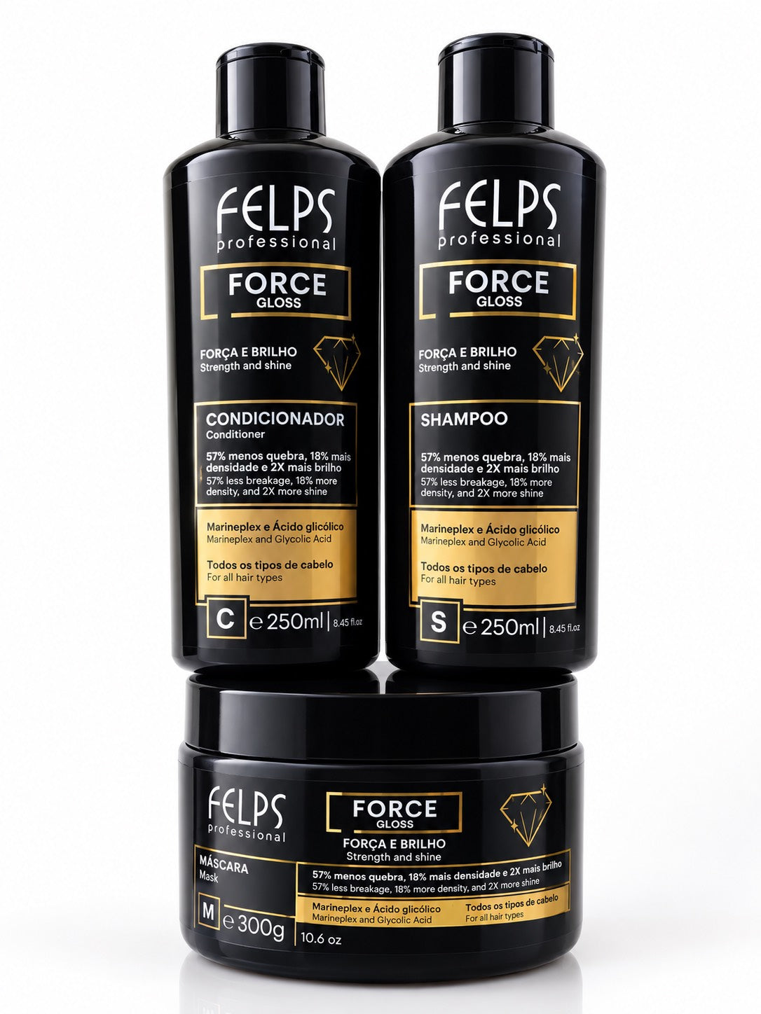 Felps Professional Force Gloss Complete Hair Care Set